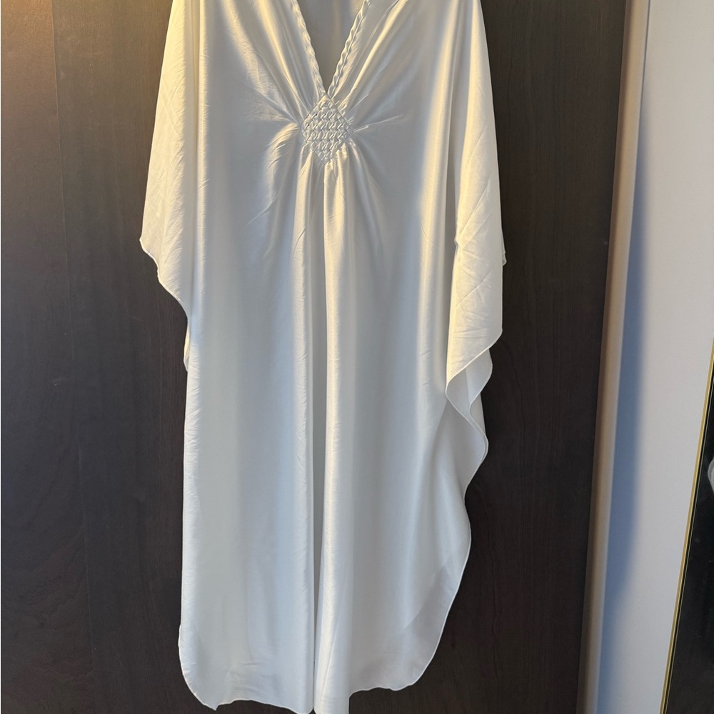 Elegant White Kaftan Dress